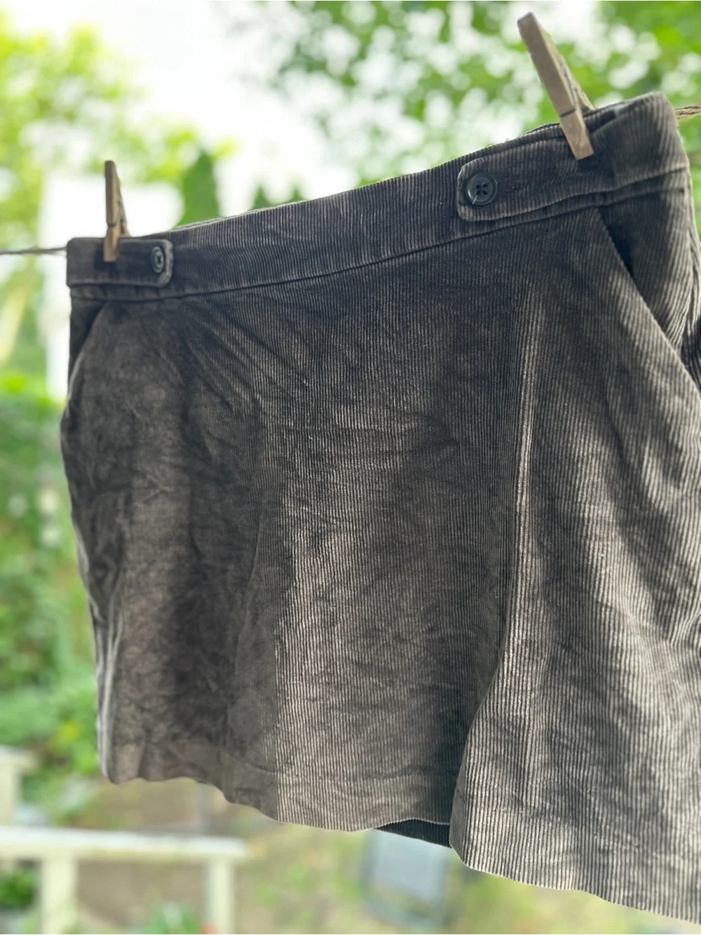 Banana Republic Brown Corduroy Mini Skirt